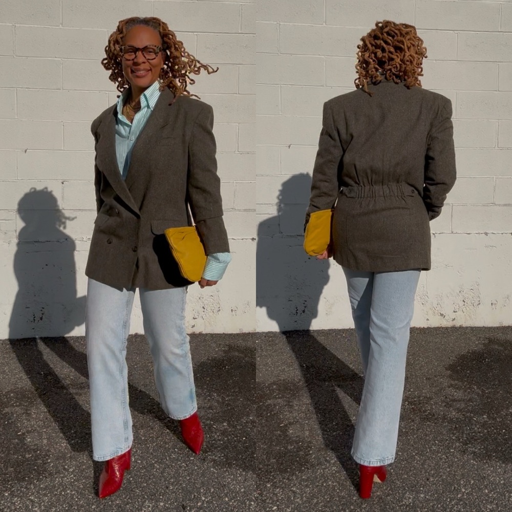 VINTAGE STATEMENT BLAZER - Picture 4 of 16